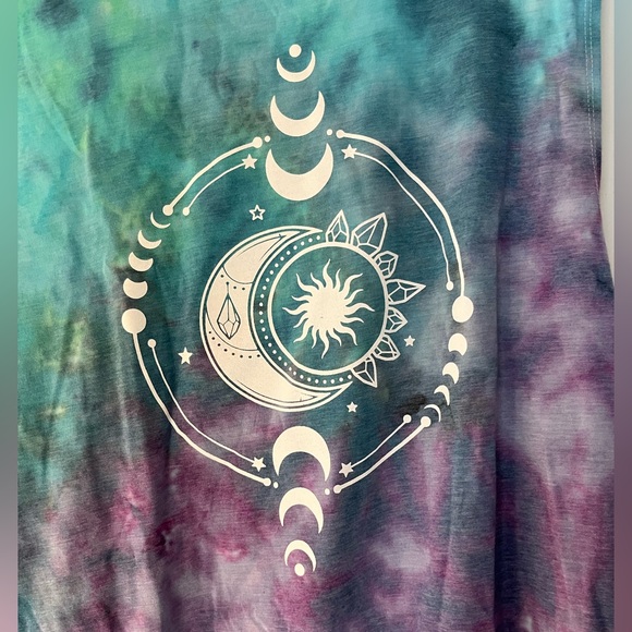 SLVR LNNG New Moon Crystal Infused Muscle tee xl - Picture 3 of 5